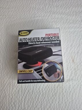 Ideaworks Portable Auto Heater/Defroster New In Box